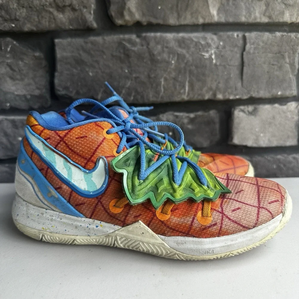 Nike Kyrie 5 SpongeBob Pineapple House Basketball Shoes - Youth Size 3Y